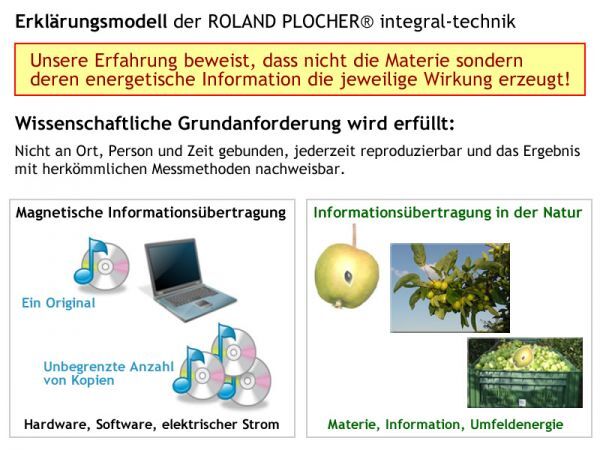 Erklärungsmodell der ROLAND PLOCHER ® integral-technik